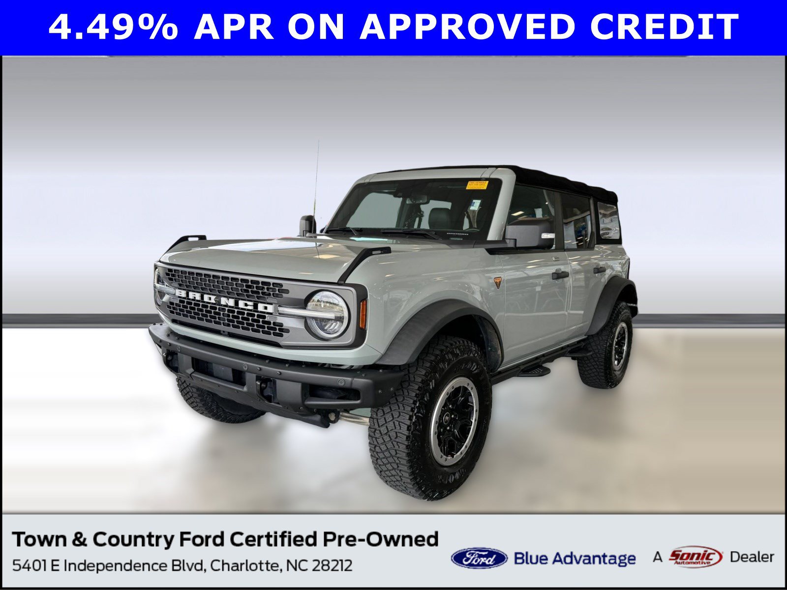 Certified 2022 Ford Bronco Badlands w/ Sasquatch Package AWD/4WD image 1