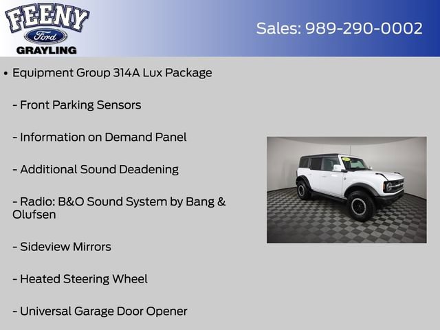 Certified 2022 Ford Bronco Outer Banks w/ Sasquatch Package AWD/4WD image 12