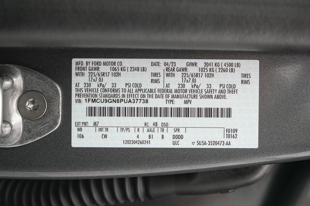 Certified 2023 Ford Escape Active w/ Tech Pack #2 AWD/4WD image 24