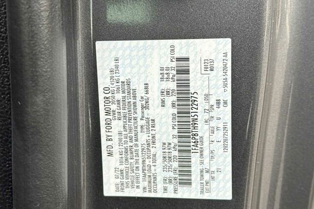 Certified 2022 Ford Mustang Coupe w/ Equipment Group 101A image 24