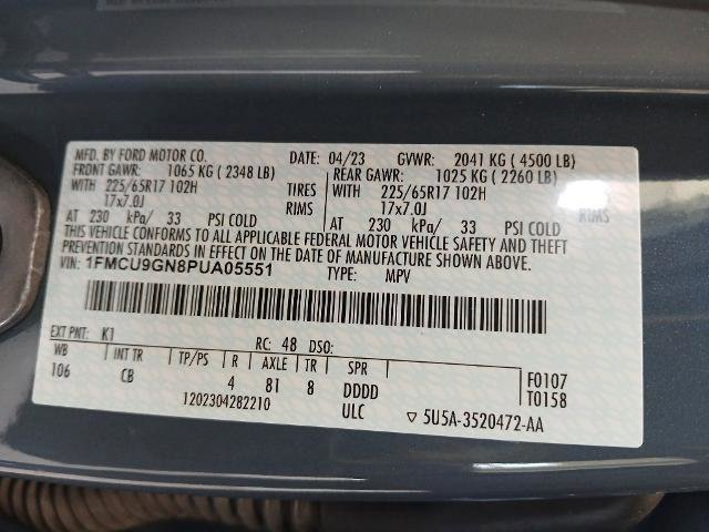 Certified 2023 Ford Escape Active w/ Tech Pack #2 image 21