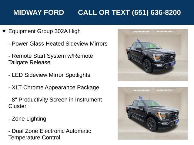 Certified 2022 Ford F150 XLT w/ Equipment Group 302A High image 12