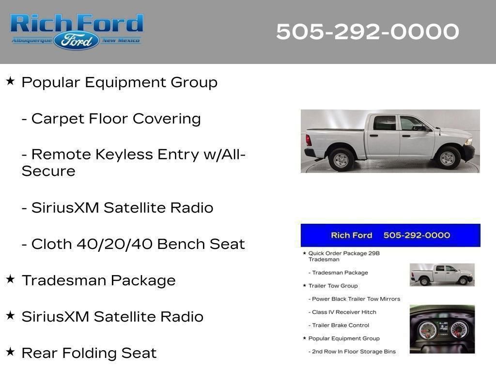 Used 2023 RAM 1500 Tradesman w/ Popular Equipment Group RWD image 78