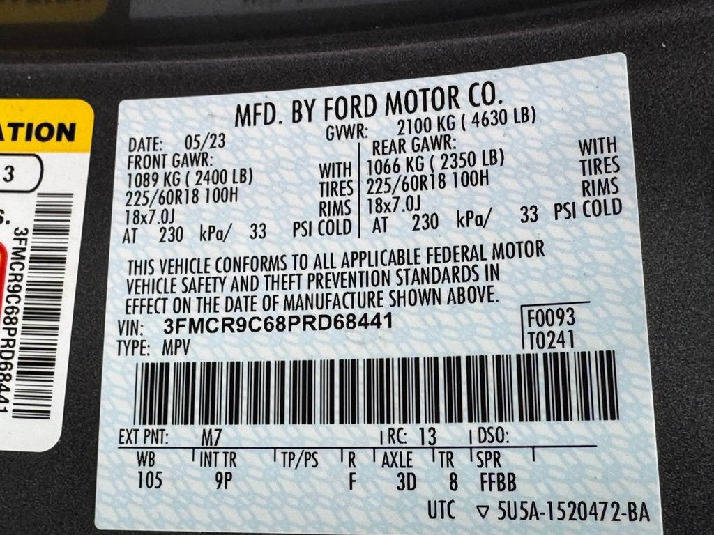 Certified 2023 Ford Bronco Sport Outer Banks w/ Tech Package AWD/4WD image 46