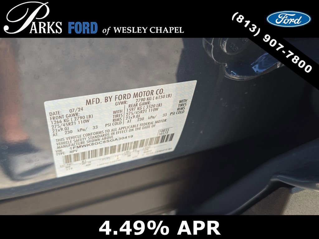 Certified 2025 Ford Explorer ST AWD/4WD image 33