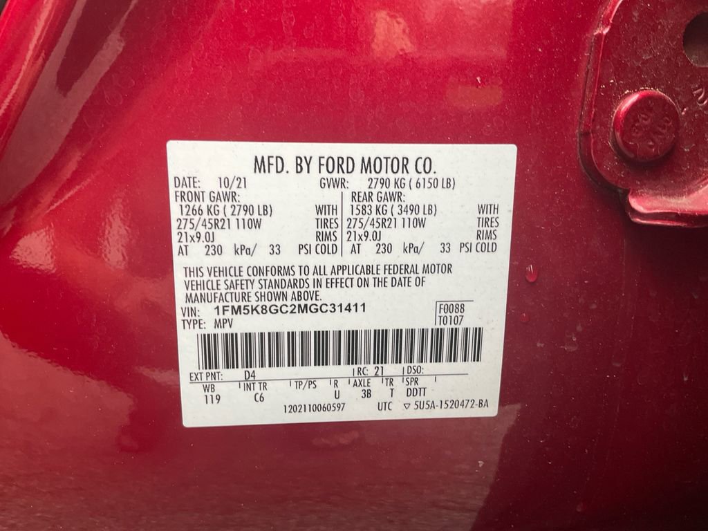 Certified 2021 Ford Explorer ST w/ Equipment Group 401A AWD/4WD image 18