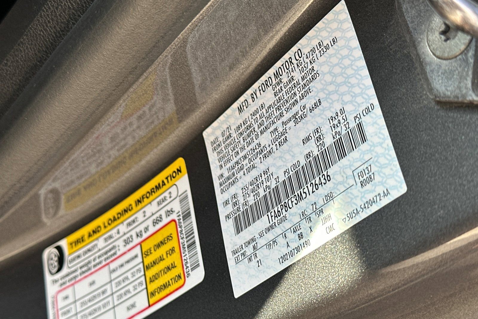 Certified 2021 Ford Mustang GT w/ GT Performance Package image 31