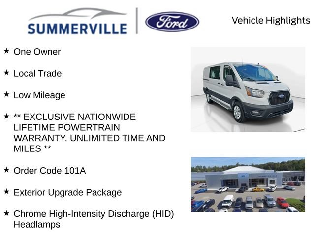 Certified 2023 Ford Transit 250 Low Roof w/ Exterior Upgrade Package RWD image 2