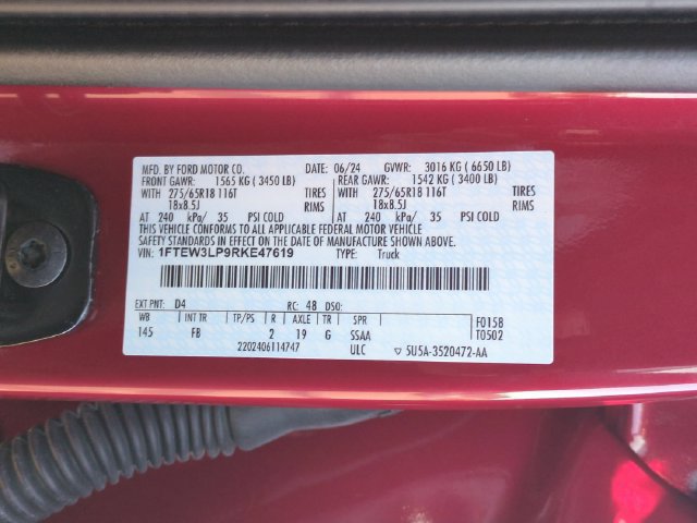 Certified 2024 Ford F150 XLT w/ Equipment Group 302A MID AWD/4WD image 36