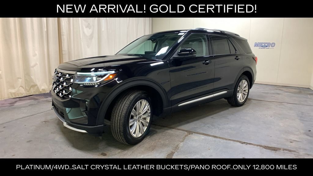 Certified 2025 Ford Explorer Platinum w/ LUX Leather Package AWD/4WD image 1