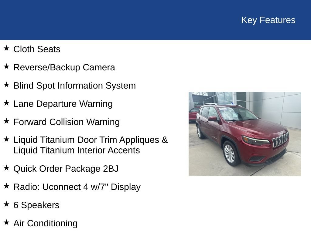 Used 2021 Jeep Cherokee Latitude FWD image 24