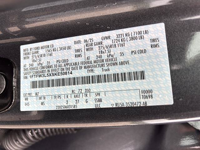 Certified 2025 Ford F150 XLT w/ Equipment Group 301A Standard AWD/4WD image 21