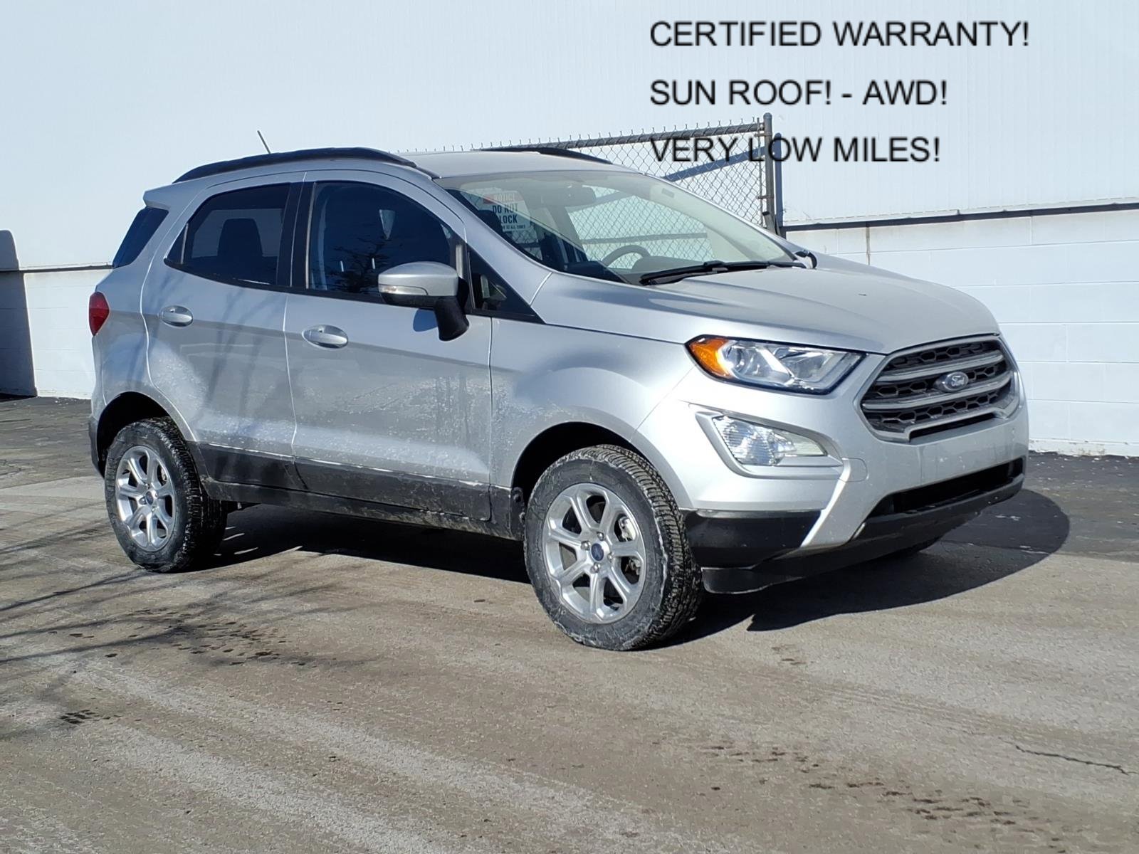 Certified 2022 Ford EcoSport SE w/ SE Convenience Package