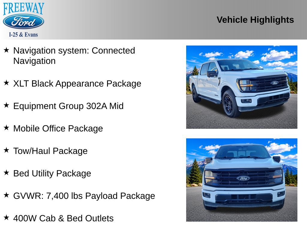 Certified 2024 Ford F150 XLT w/ Equipment Group 302A MID AWD/4WD image 4