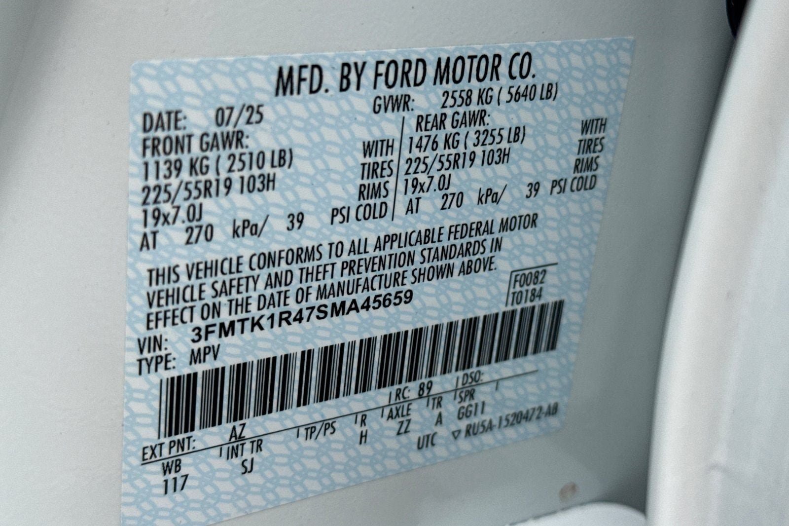 Certified 2025 Ford Mustang Mach-E Select RWD image 37