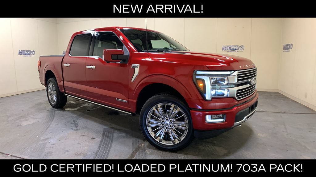 Certified 2024 Ford F150 Platinum w/ Equipment Group 703A Plus