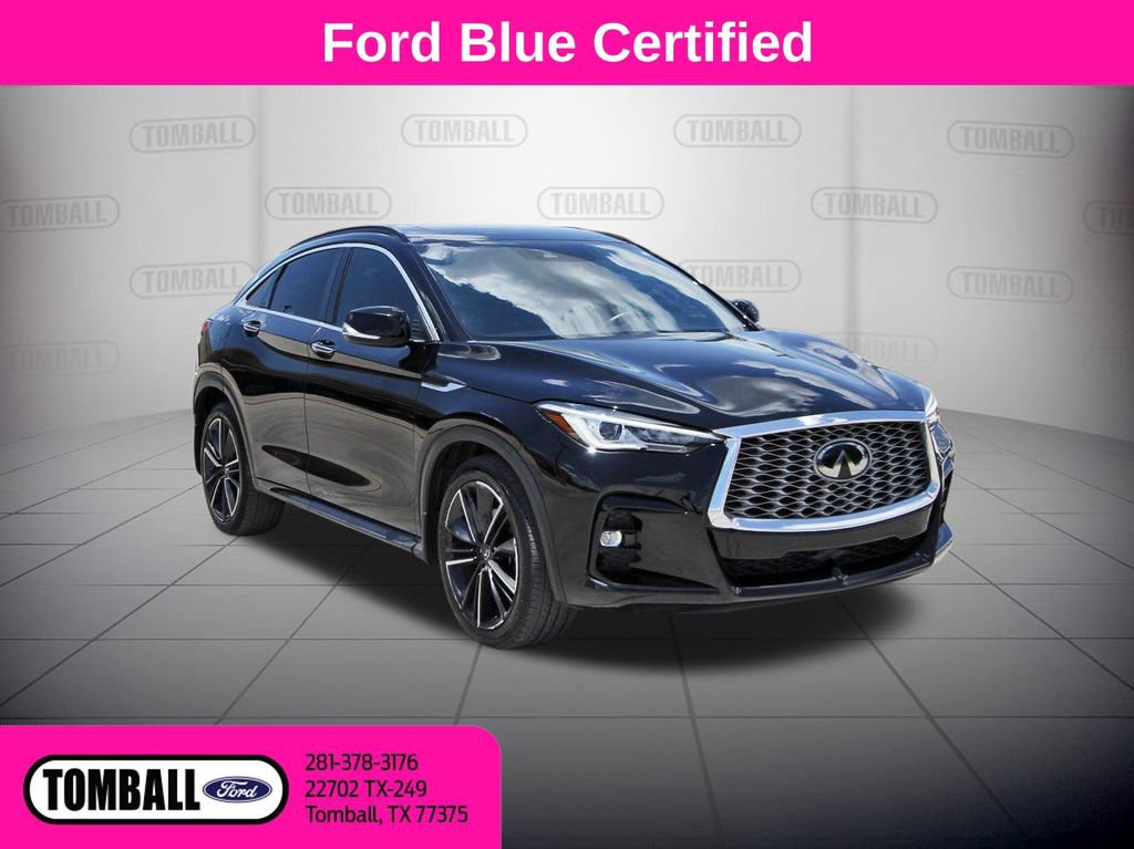 Used 2022 INFINITI QX55 Luxe w/ Cargo Package AWD/4WD video 1