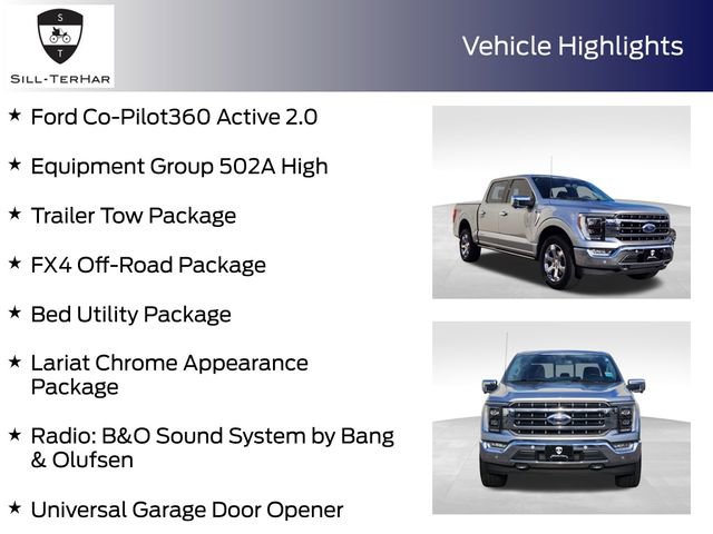 Certified 2022 Ford F150 Lariat w/ Equipment Group 502A High image 4