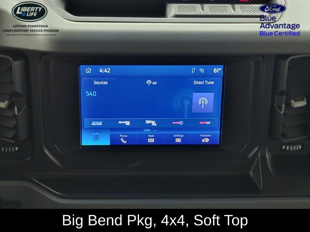 Certified 2022 Ford Bronco Big Bend AWD/4WD image 21