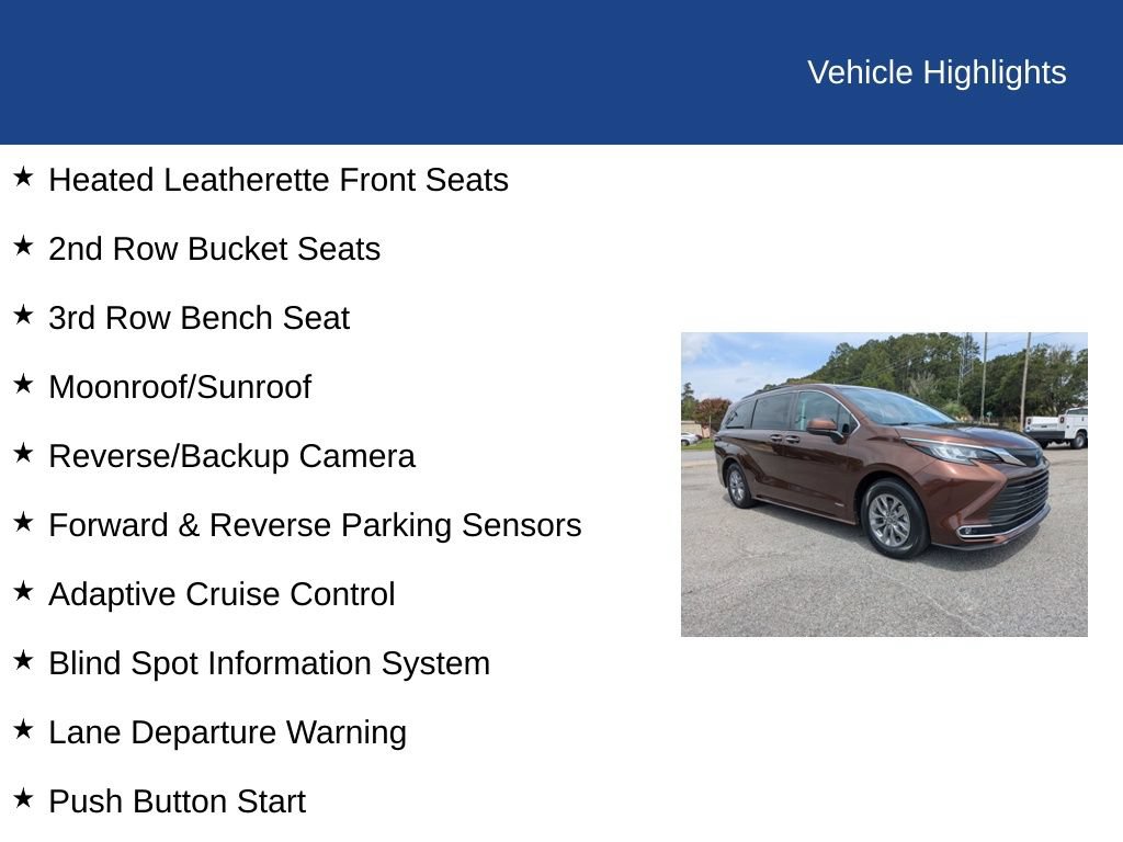 Used 2021 Toyota Sienna XLE AWD/4WD image 31