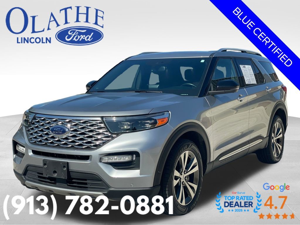 Certified 2020 Ford Explorer Platinum w/ Premium Technology Package