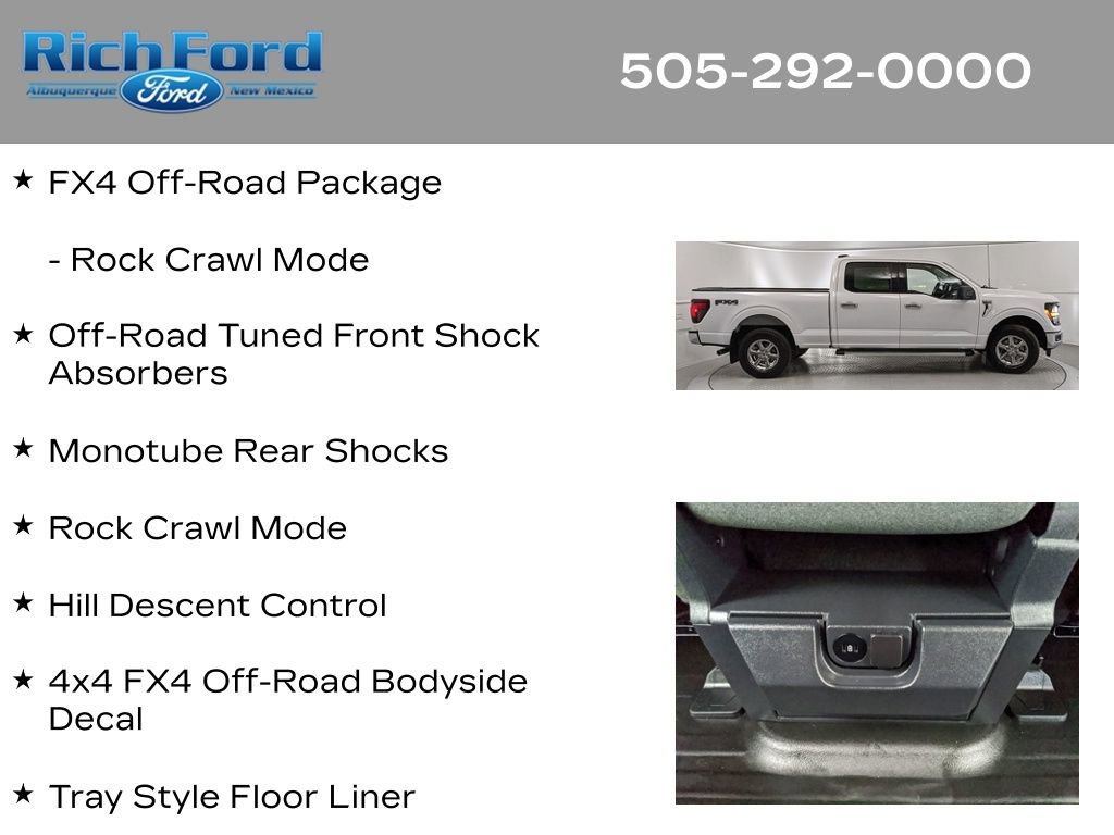Certified 2024 Ford F150 XLT w/ FX4 Off-Road Package image 22