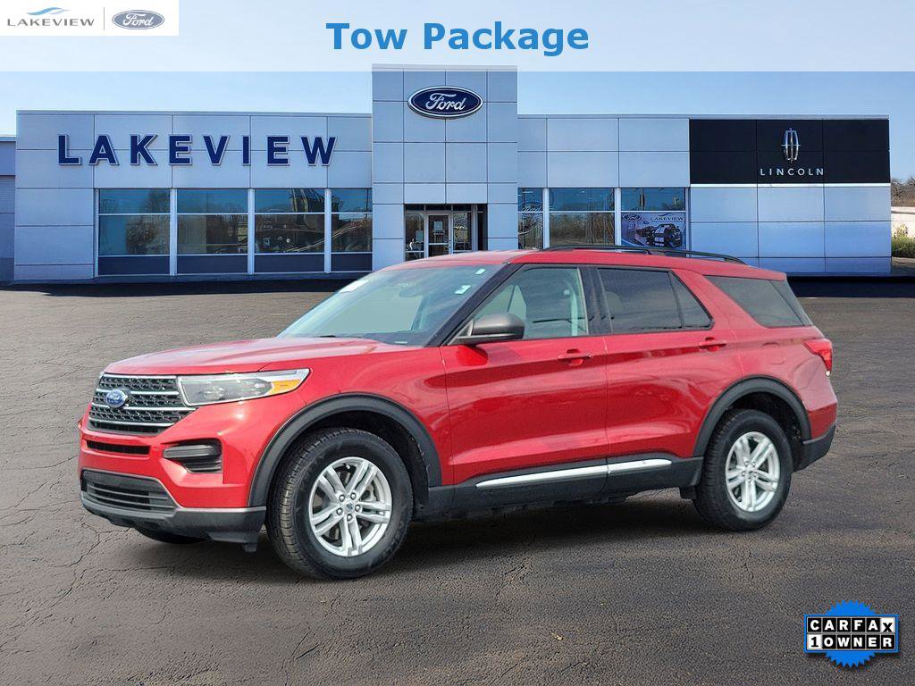Certified 2022 Ford Explorer XLT w/ Class IV Trailer Tow Package AWD/4WD image 1