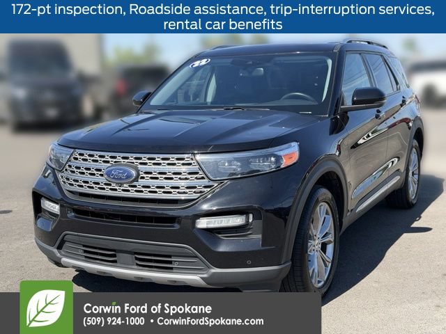 Certified 2022 Ford Explorer Limited w/ Class IV Trailer Tow Package AWD/4WD image 6