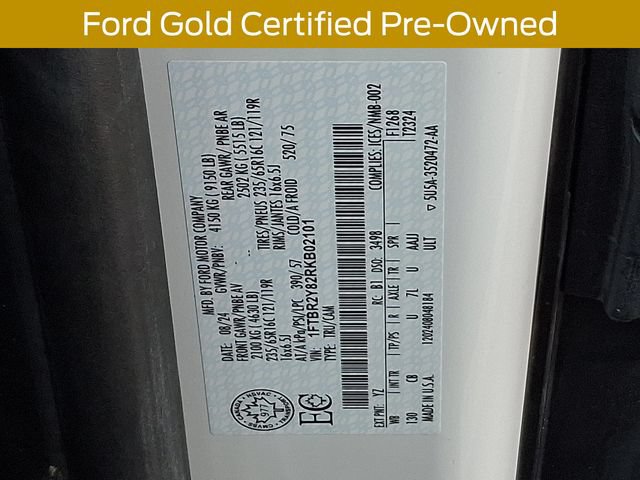 Certified 2024 Ford Transit 250 Low Roof AWD w/ Exterior Upgrade Package image 28