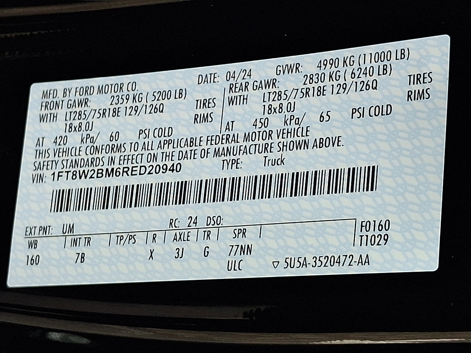 Certified 2024 Ford F250 Platinum w/ Tremor Off-Road Package image 26