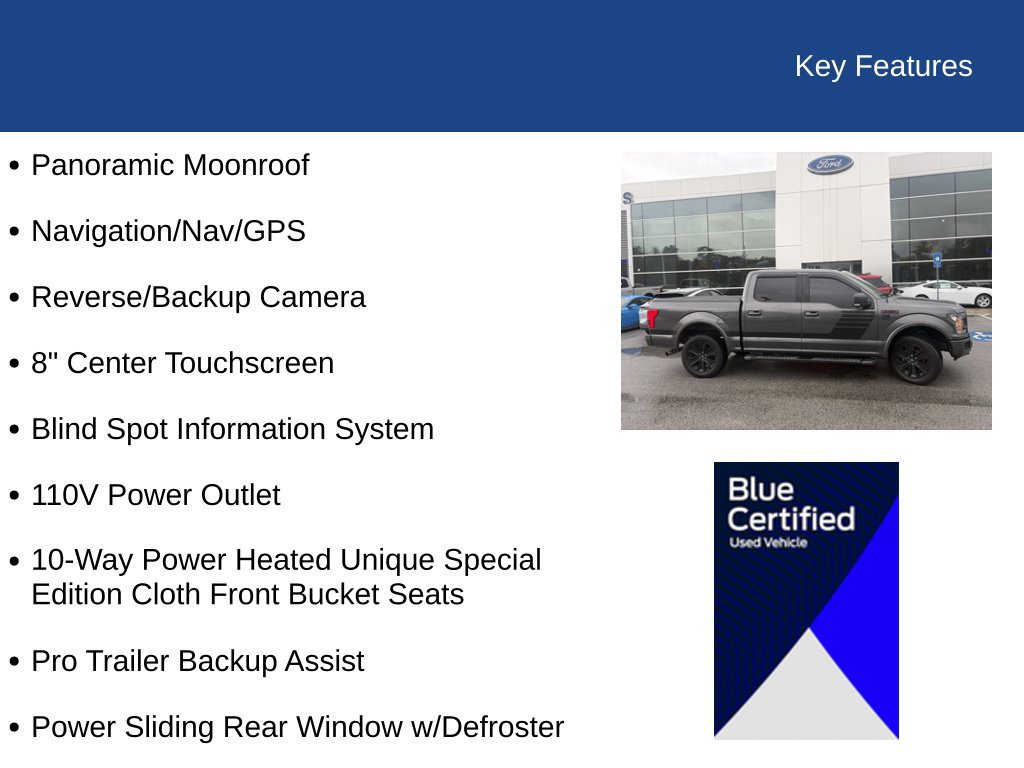 Certified 2019 Ford F150 XLT w/ Equipment Group 302A Luxury AWD/4WD image 6