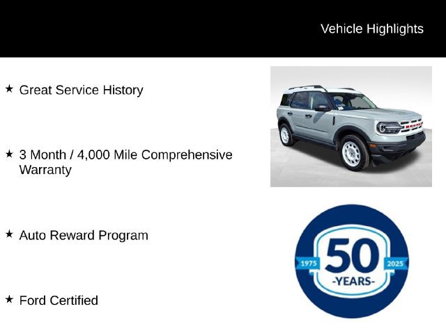 Certified 2024 Ford Bronco Sport Heritage w/ Heritage Convenience Package AWD/4WD image 7