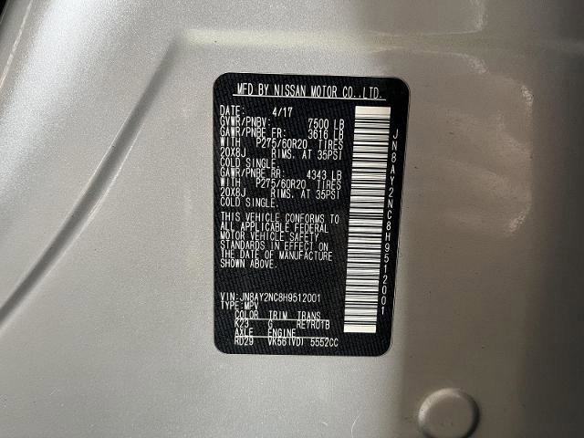 Used 2017 Nissan Armada SL w/ Technology Package image 24