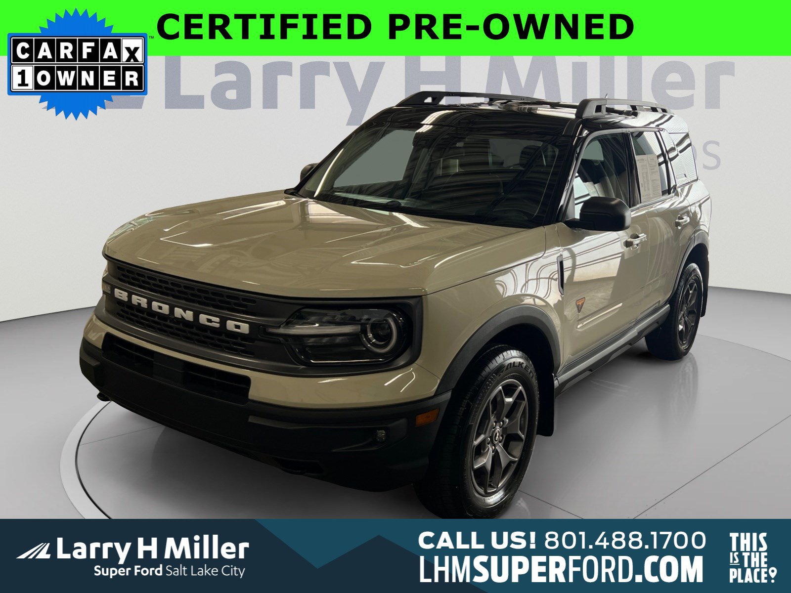 Certified 2024 Ford Bronco Sport Badlands w/ Premium Package