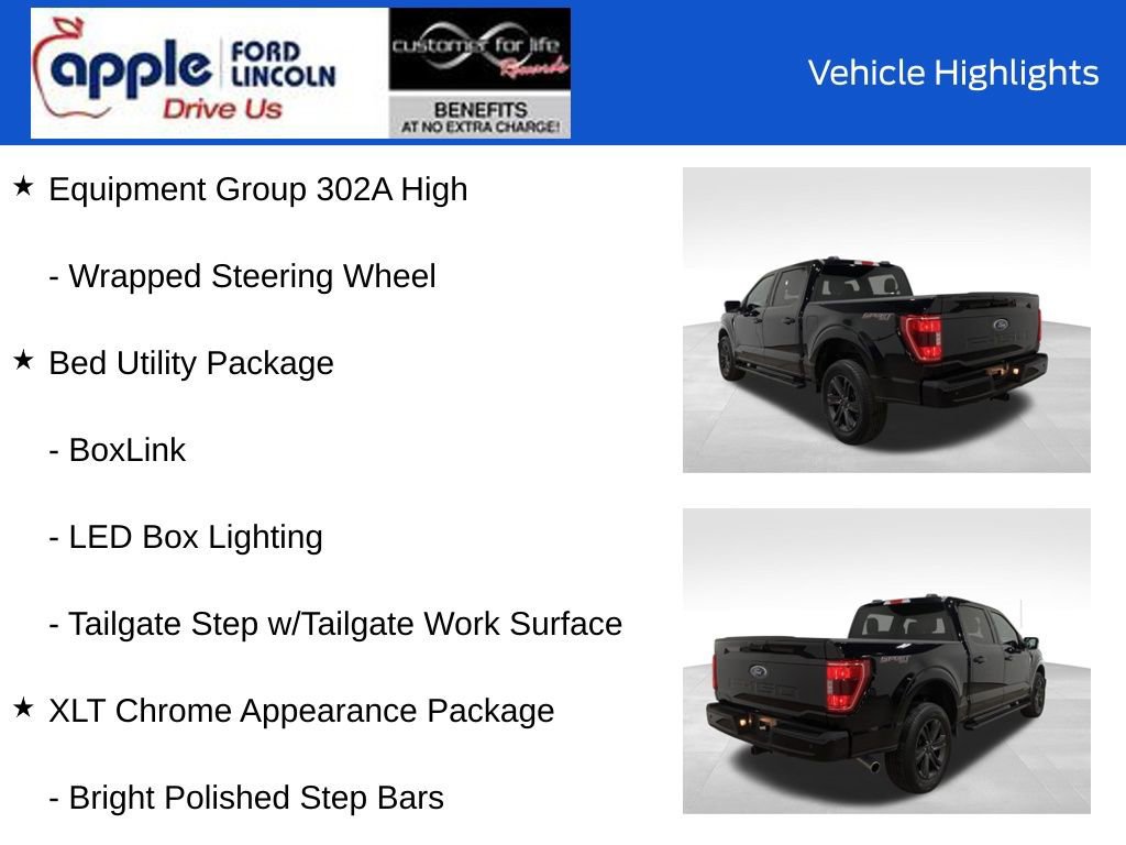 Certified 2023 Ford F150 XLT w/ Equipment Group 302A High image 14