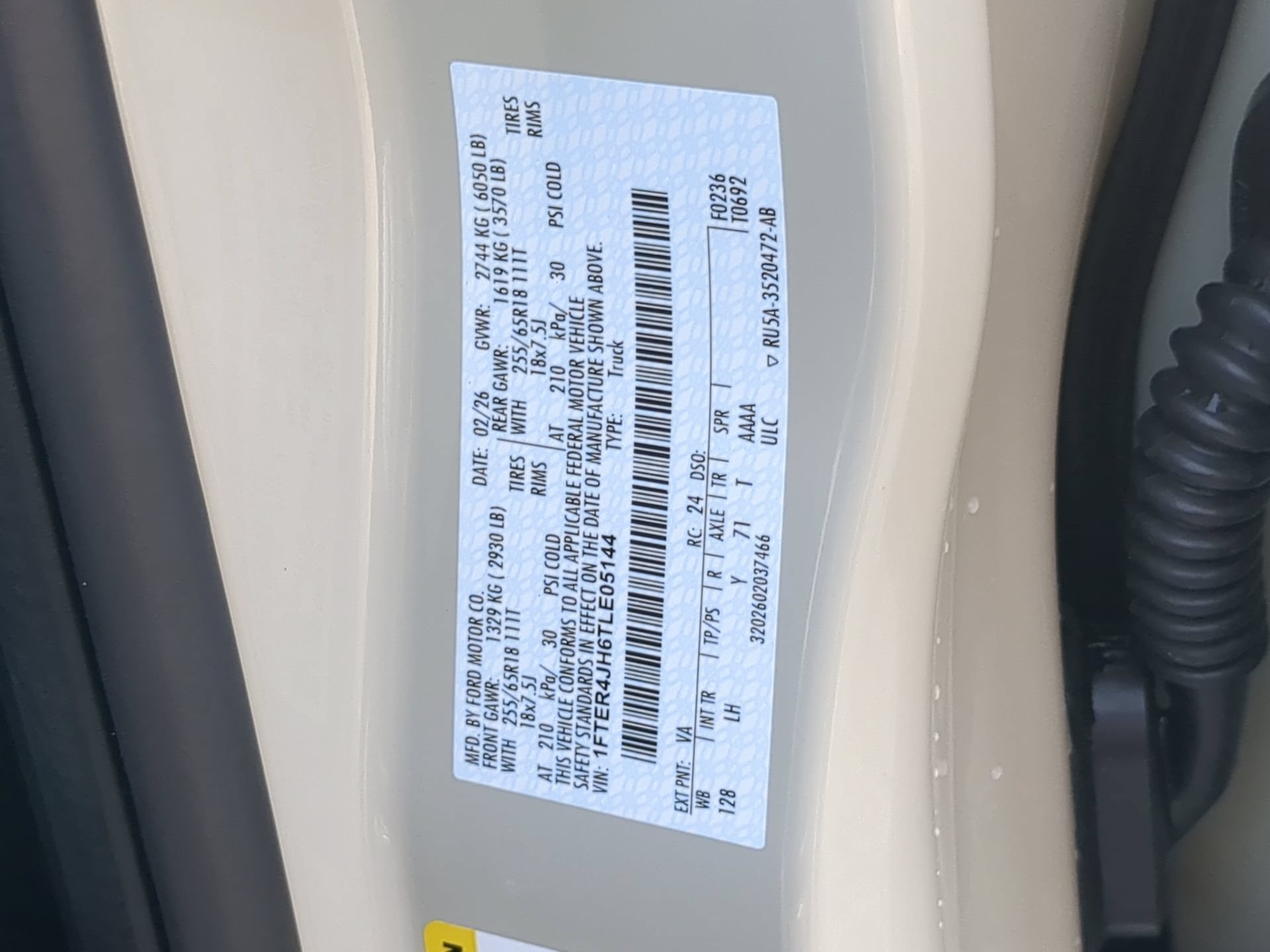 Certified 2026 Ford Ranger Lariat RWD image 73