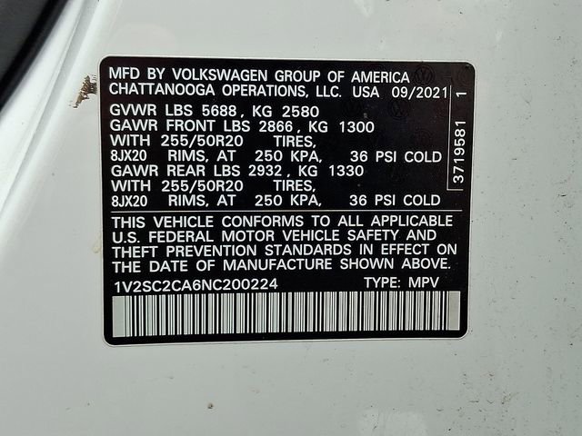 Used 2022 Volkswagen Atlas Cross Sport SEL R-Line AWD/4WD image 27