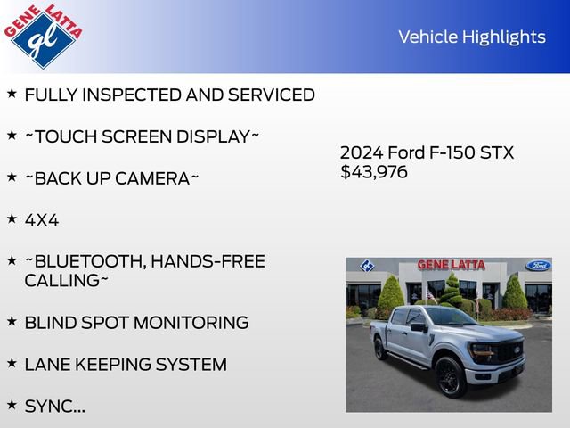 Certified 2024 Ford F150 STX w/ STX Black Appearance Package AWD/4WD image 32