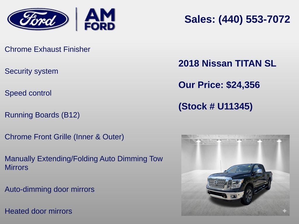 Used 2018 Nissan Titan SL w/ Texas Titan Edition AWD/4WD image 24