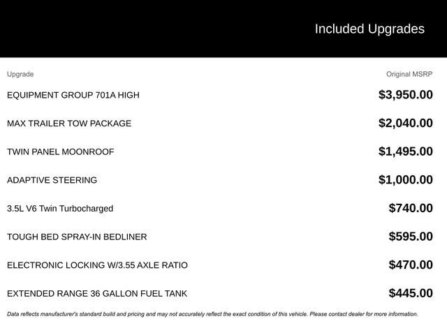 Certified 2022 Ford F150 Platinum w/ Equipment Group 701A High image 9