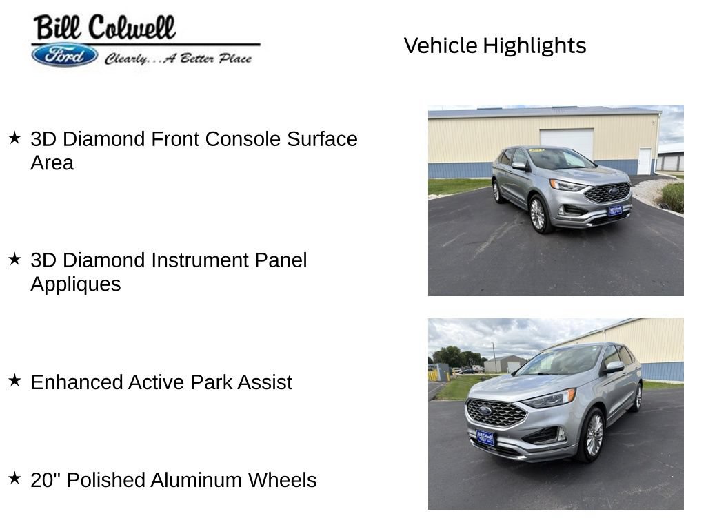 Certified 2023 Ford Edge Titanium w/ Equipment Group 301A AWD/4WD image 22
