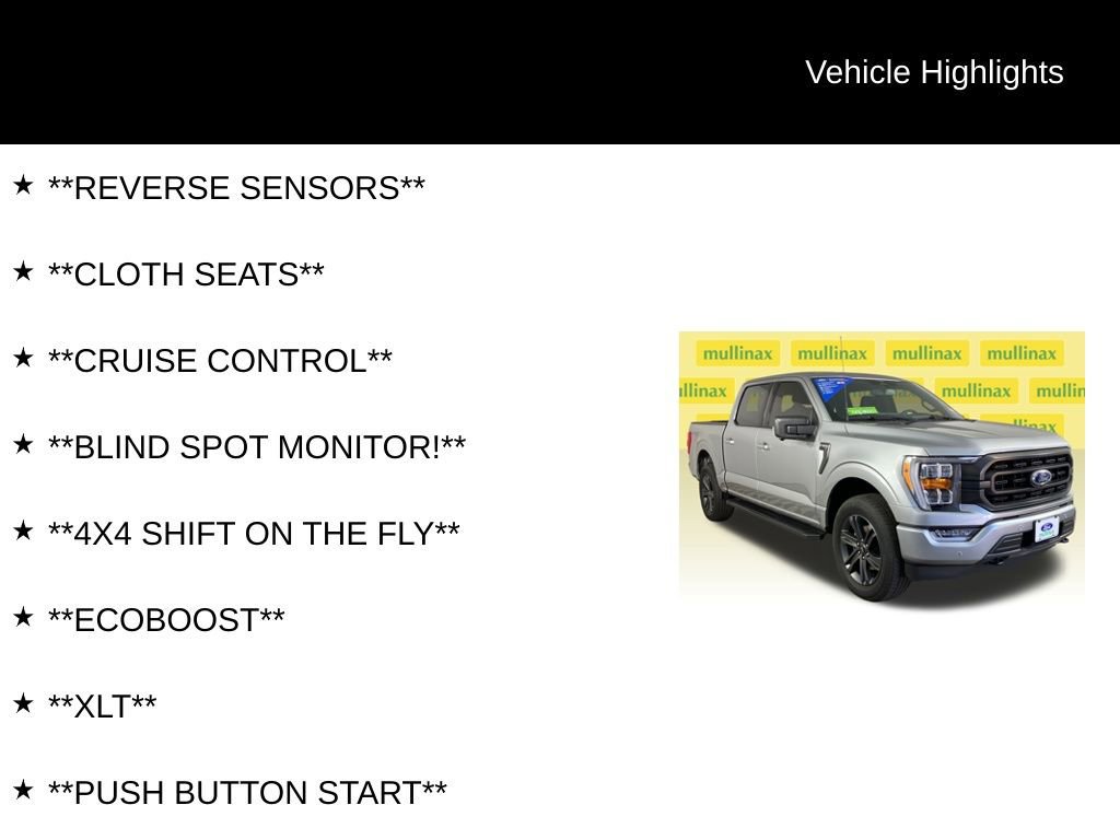 Certified 2023 Ford F150 XLT w/ Equipment Group 302A High image 8