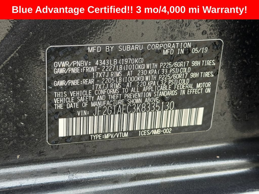 Used 2019 Subaru Crosstrek 2.0i Premium AWD/4WD image 31