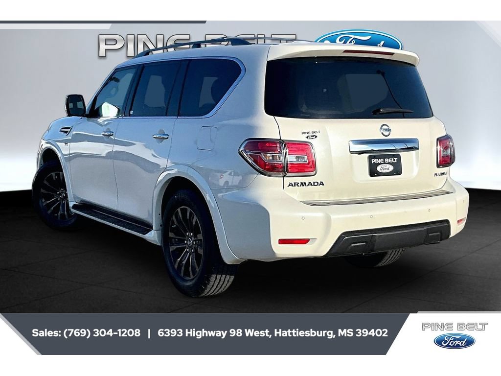 Used 2019 Nissan Armada Platinum w/ Captain's Chairs Package RWD image 2
