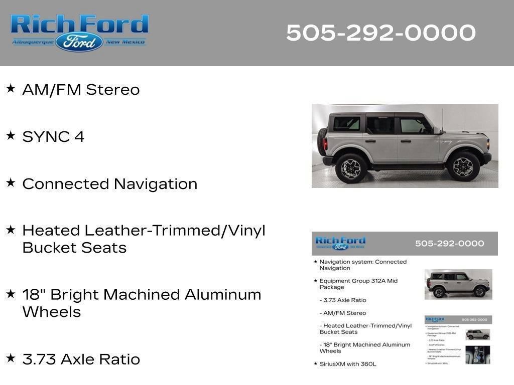Certified 2026 Ford Bronco Outer Banks AWD/4WD image 40