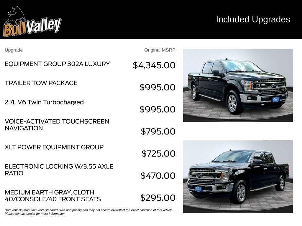 Certified 2019 Ford F150 XLT w/ Equipment Group 302A Luxury AWD/4WD image 11