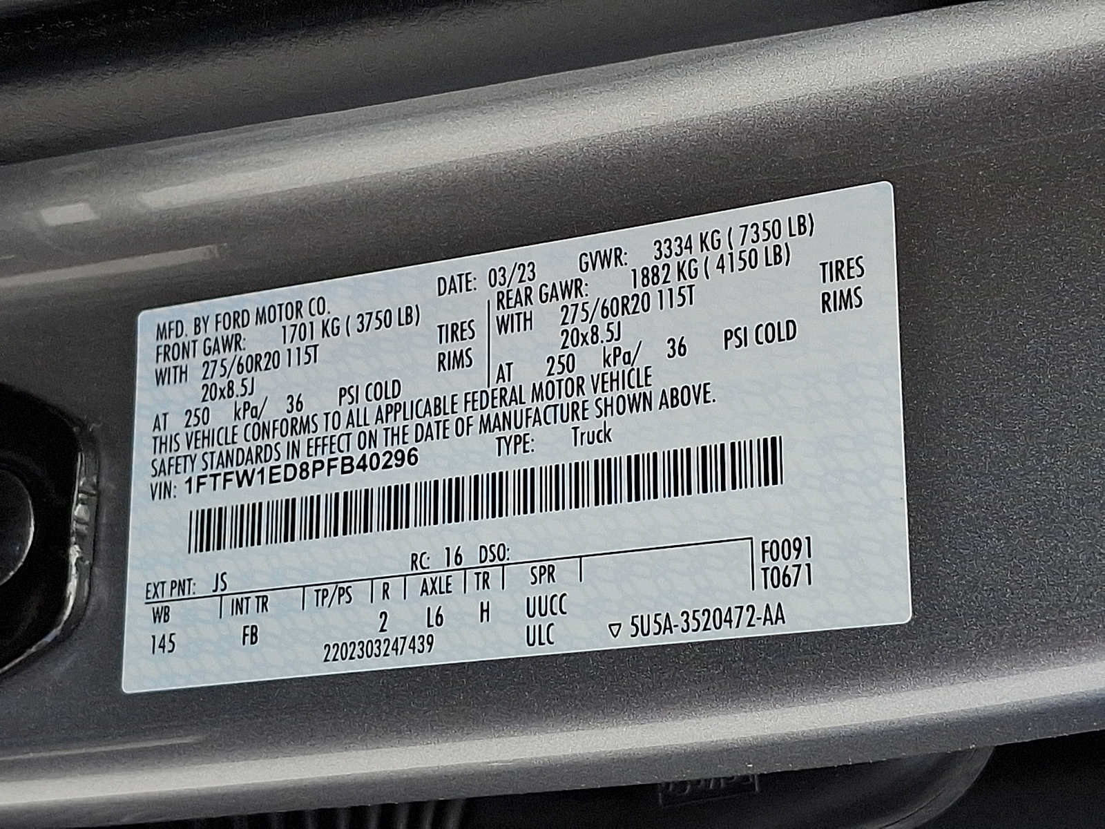 Certified 2023 Ford F150 XLT w/ Equipment Group 302A High AWD/4WD image 26