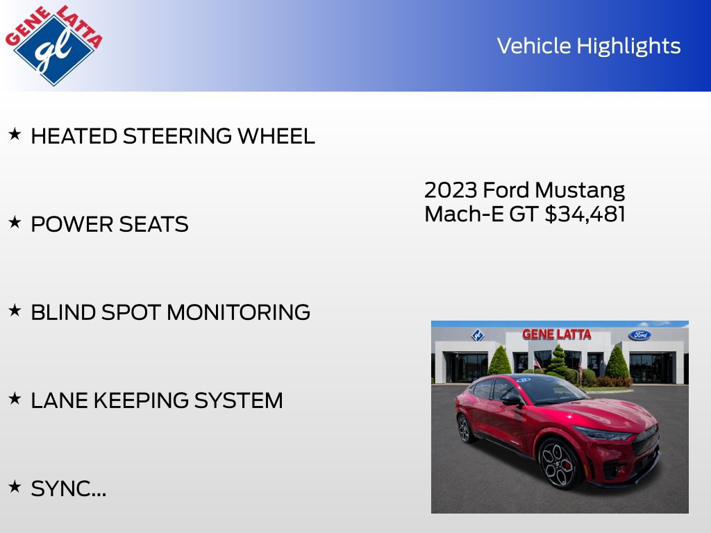 Certified 2023 Ford Mustang Mach-E GT AWD/4WD image 35