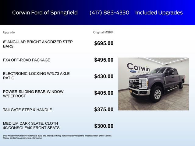 Certified 2024 Ford F250 XLT w/ FX4 Off-Road Package AWD/4WD image 6
