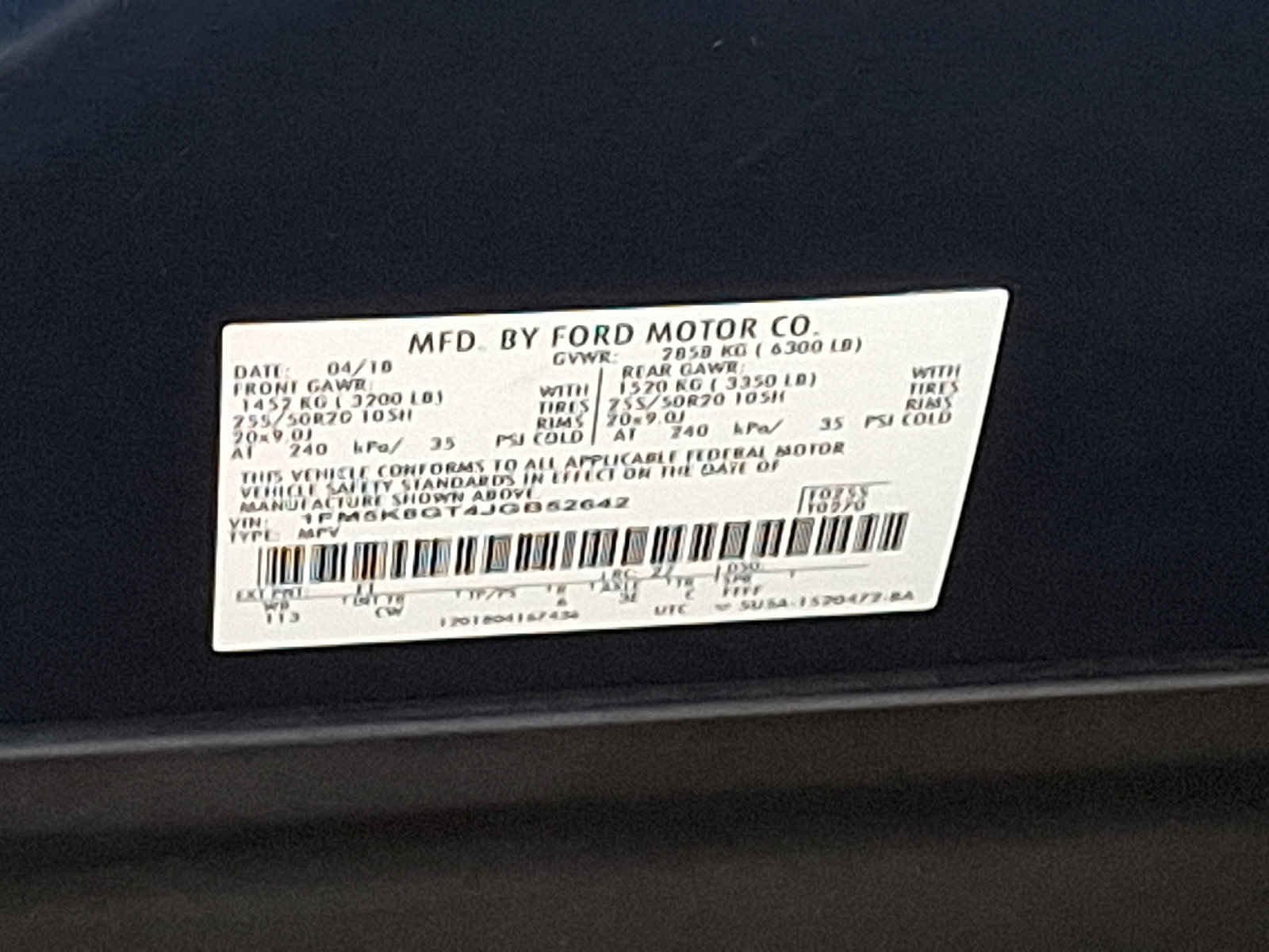 Certified 2018 Ford Explorer Sport image 27